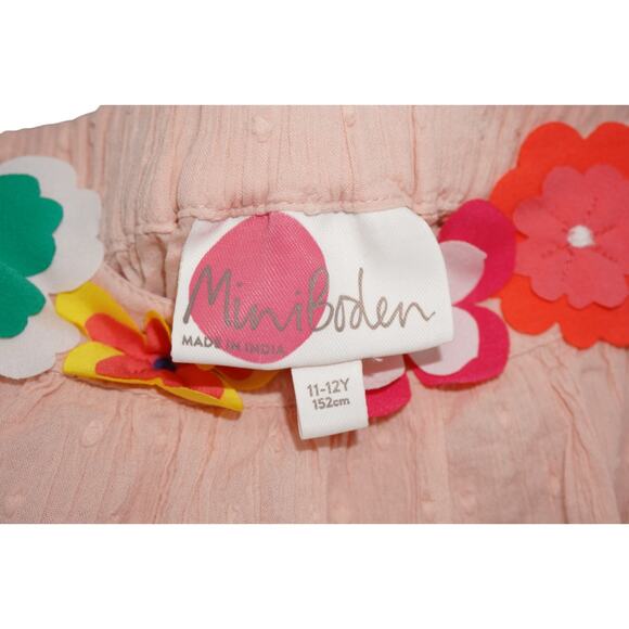 Mini Boden Girls Tank Dress Size 11-12 Green Pink Colorblock Knee Length Casual - Picture 4 of 7